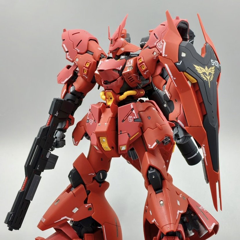 Сборная модель Gundam RG Sandrock 1/144 с водными наклейками