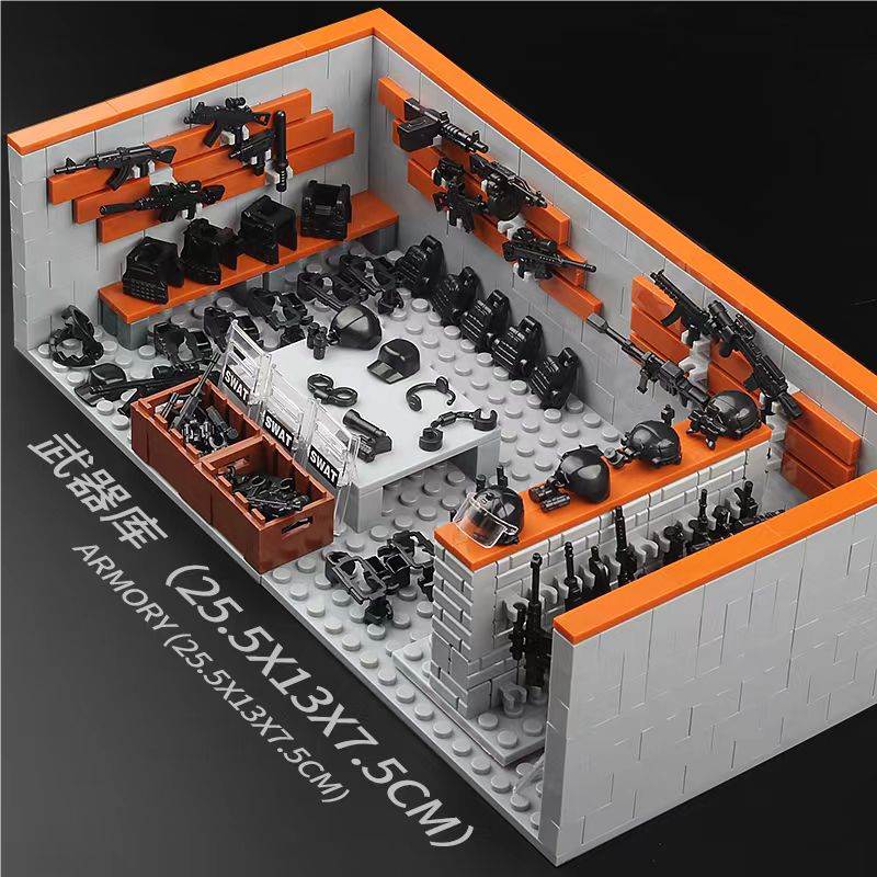 MOC Военные конструкторы: оружие, техника, дисплей