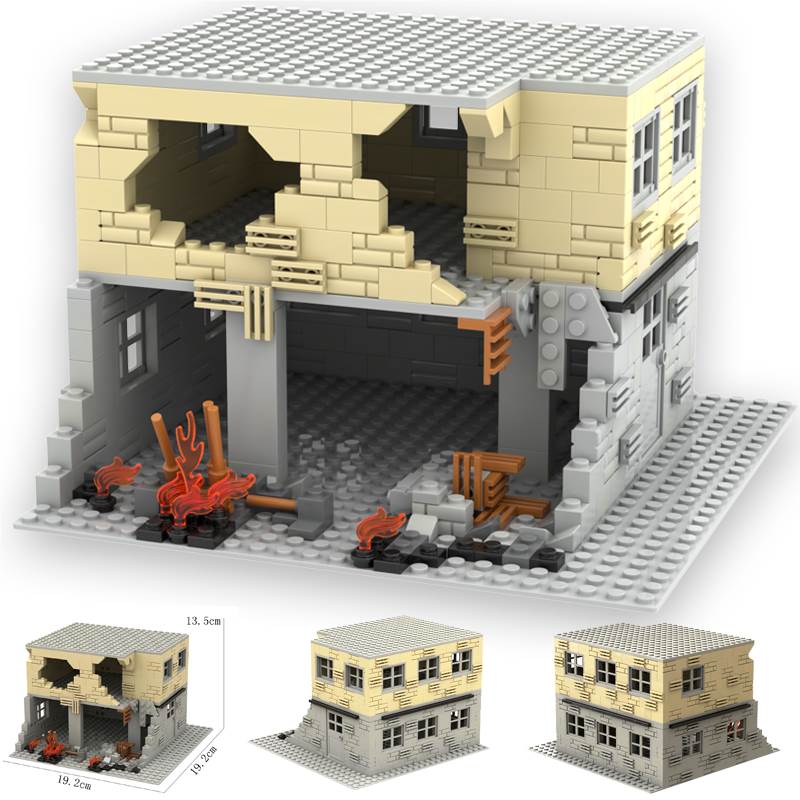 MOC Военная Башня-Руины: Конструктор для Сражений