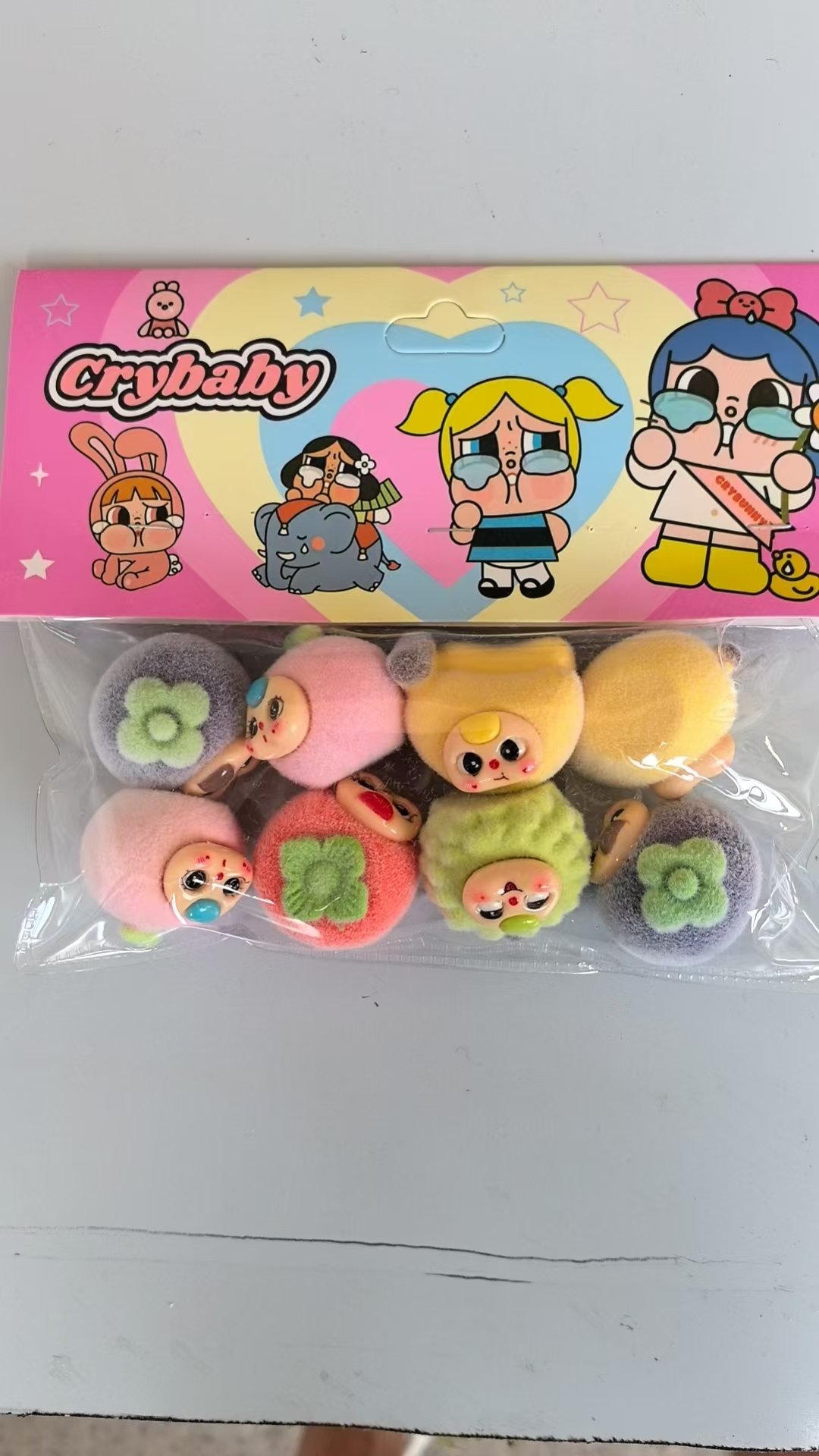 Миниатюрные фигурки для декора: Макаронс, Йога, Crayon Shin-chan, Фрукты