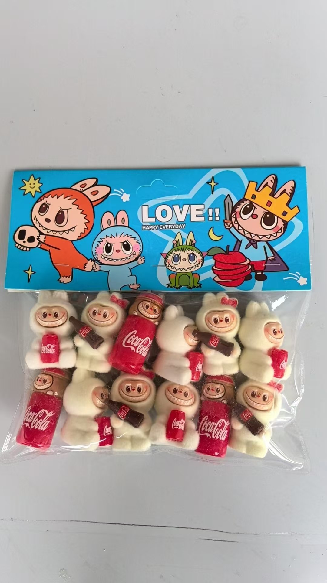 Миниатюрные фигурки Cola Bubu для декора, 12 шт/уп