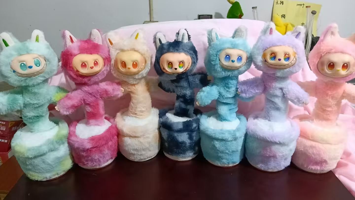 Интерактивная плюшевая игрушка LABUBU Кактус