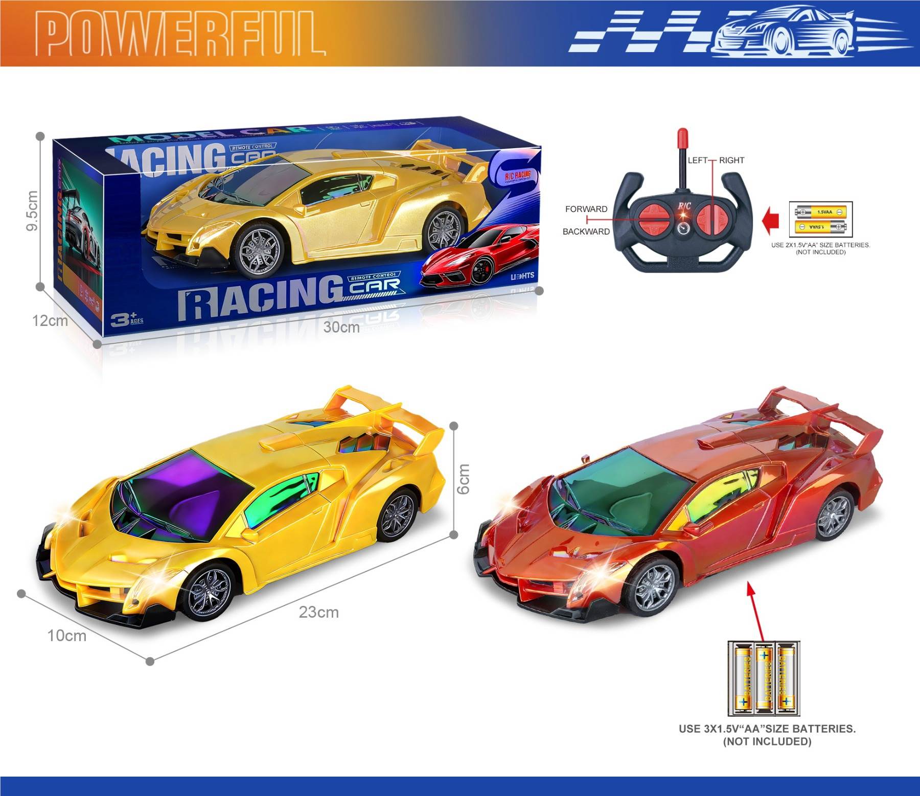 Радиоуправляемая машина Lamborghini 1:16, 27MHz, световые эффекты