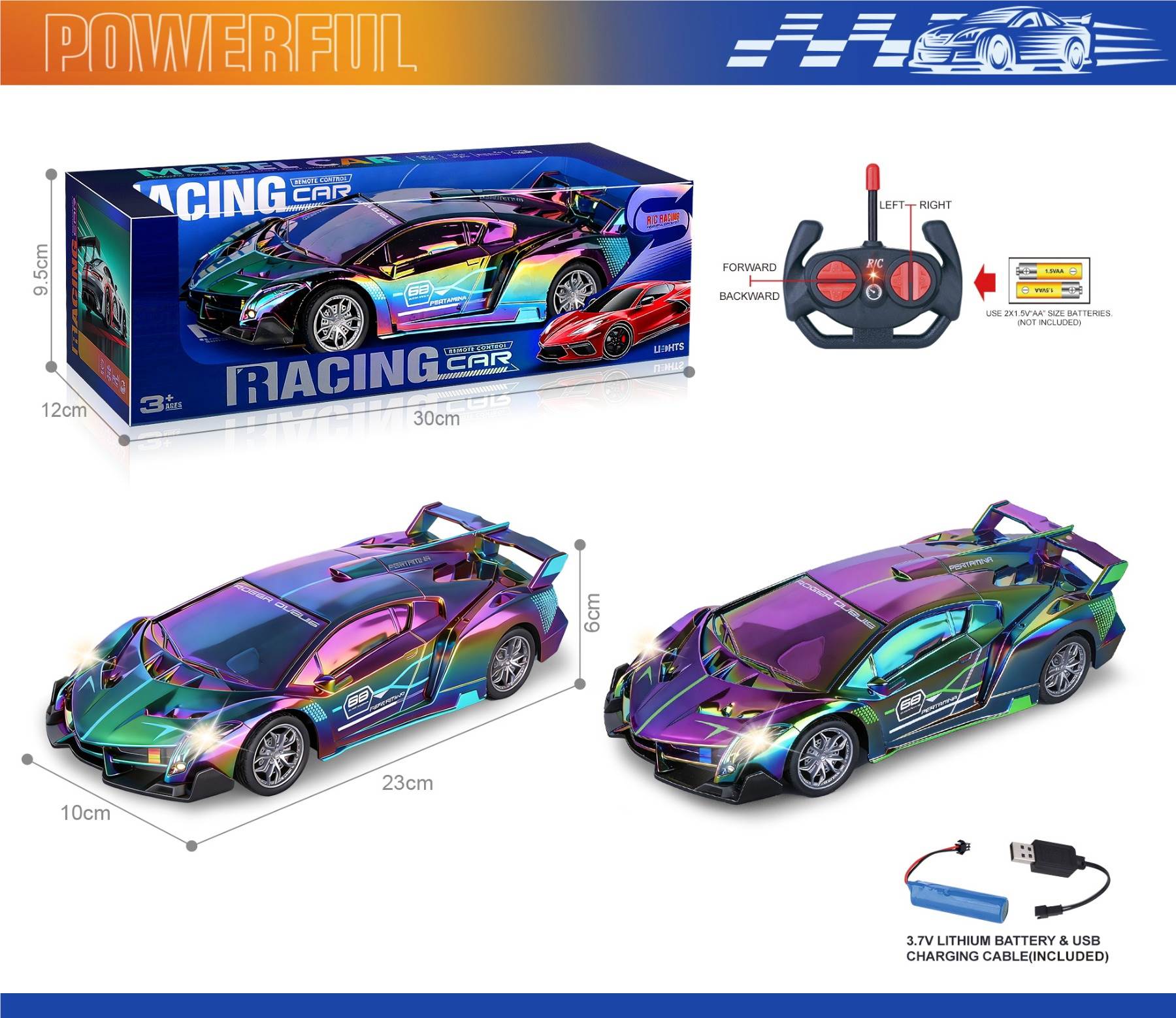 Радиоуправляемая машина Lamborghini 1:16, 2 цвета