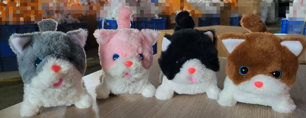 Интерактивный плюшевый котёнок оптом