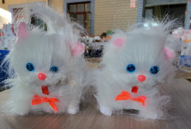 Электрический плюшевый котёнок: ходит, мяукает, реалистичный