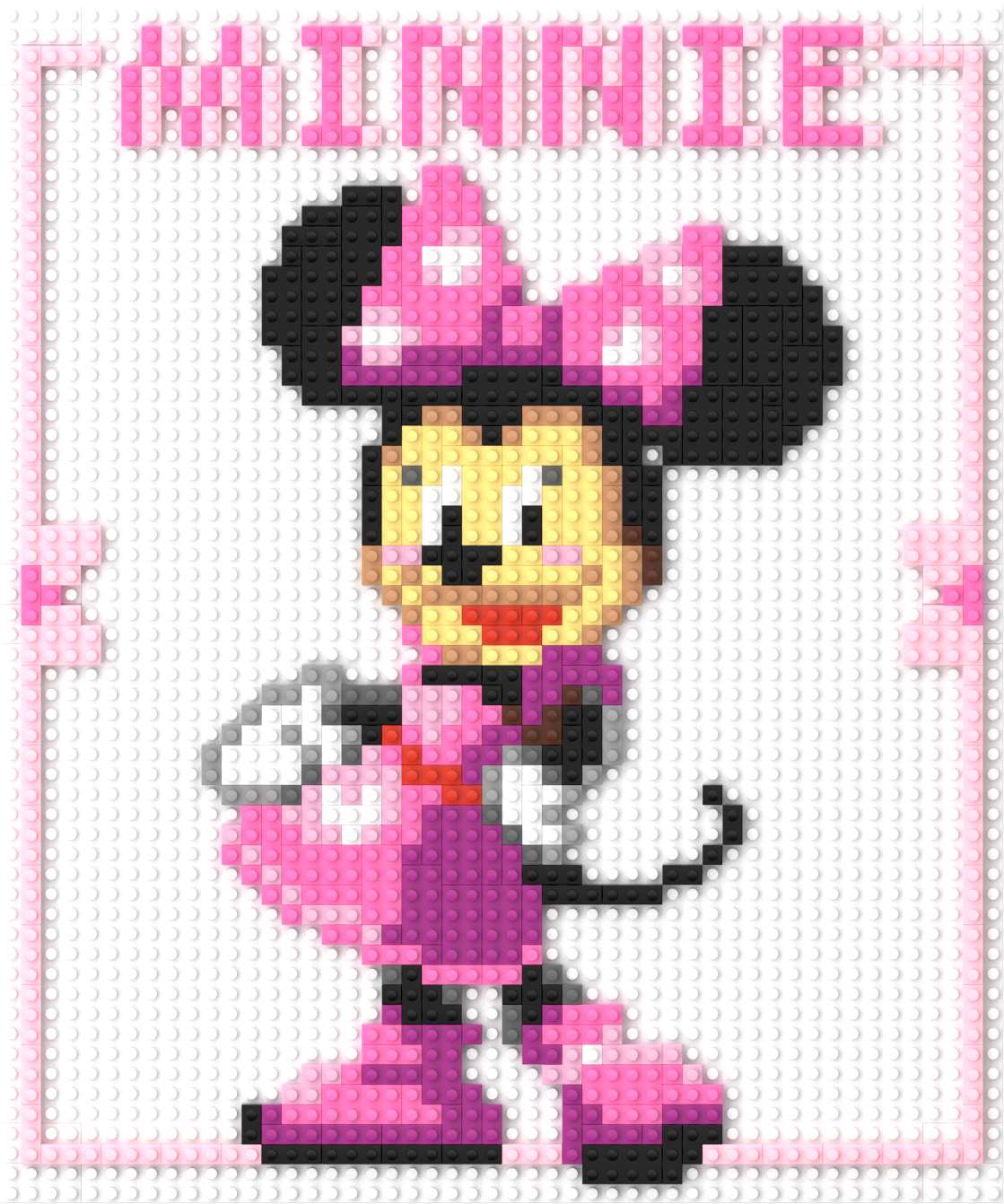 Конструктор Minnie, 494 детали