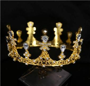 Корона из сплава "Alloy Crown" для праздников и вечеринок