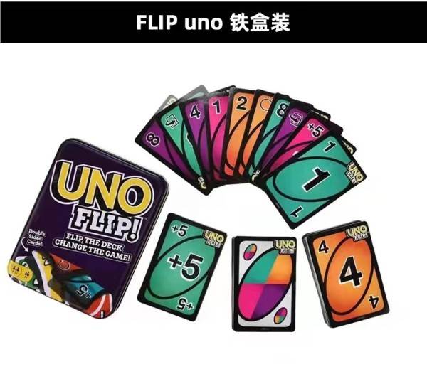 UNO Flip: Карточная игра в железной коробке