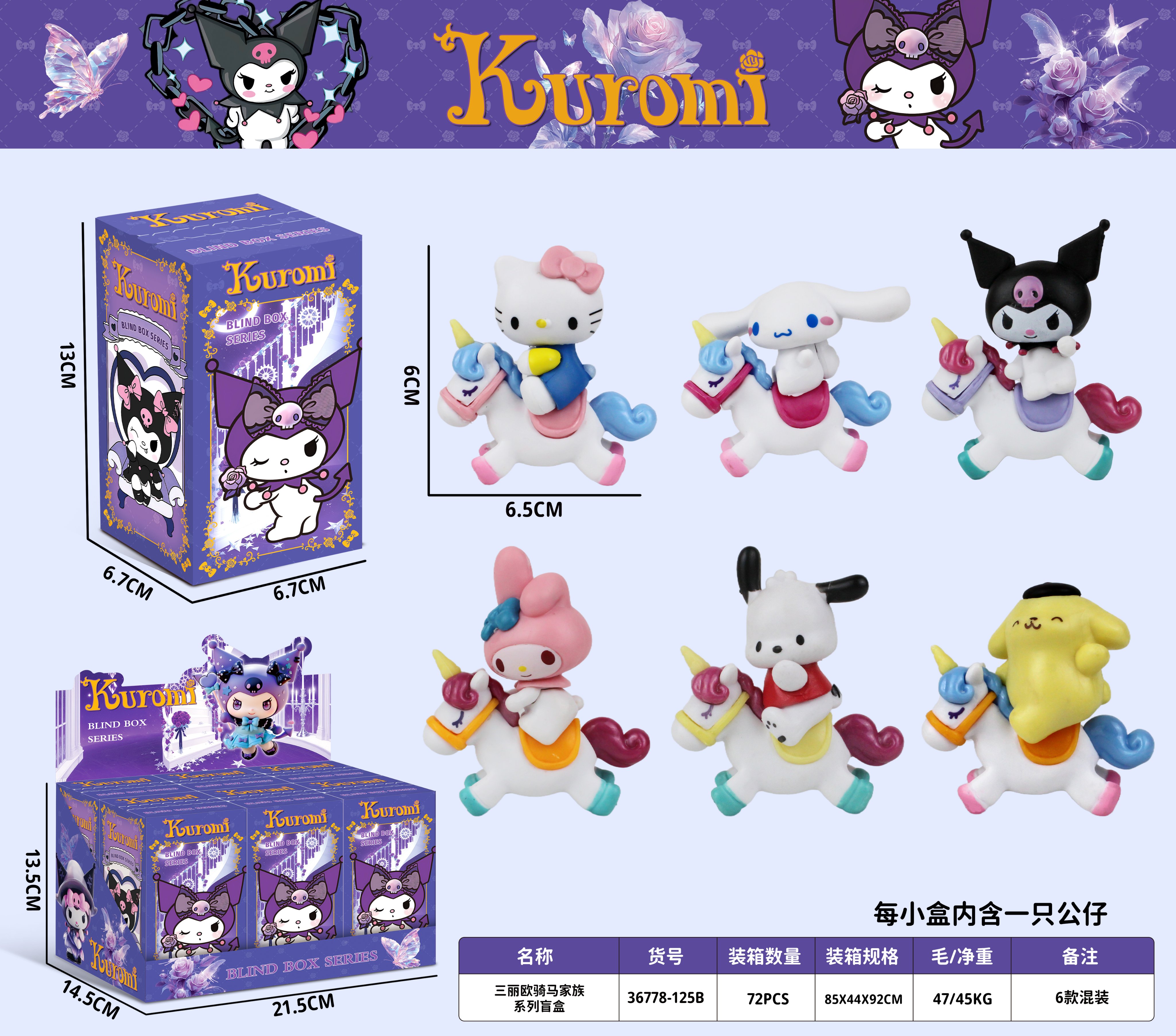 Куроми Sanrio Пача Дог: коллекционные фигурки-сюрприз