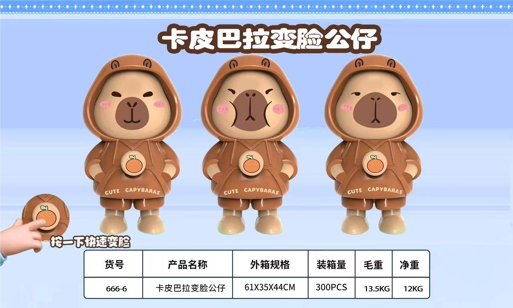 Капибара-перевёртыш, меняющая лицо