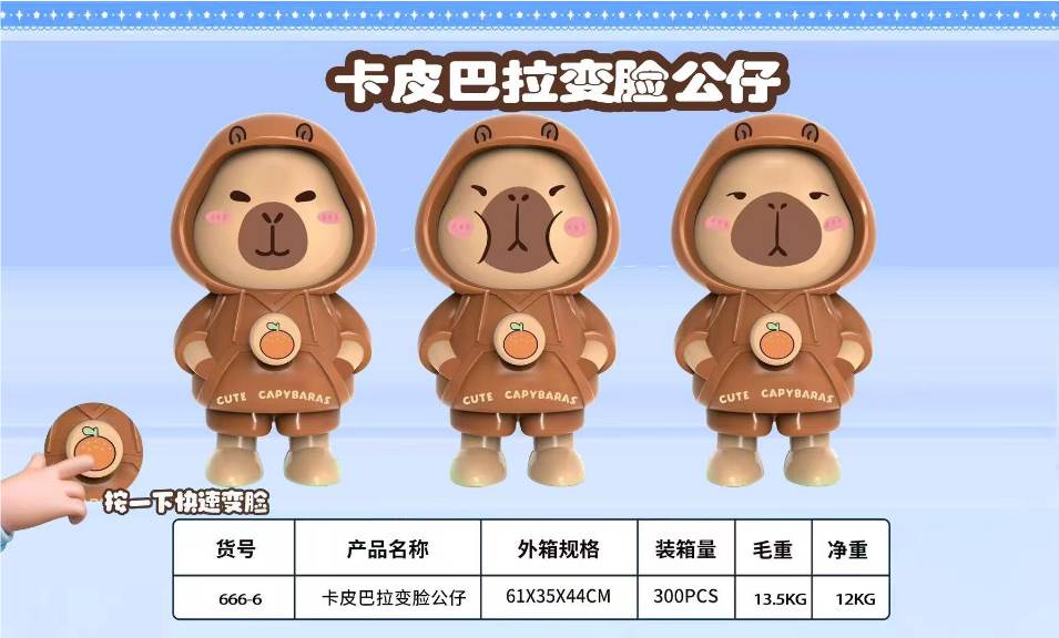 Мягкая игрушка капибара оптом