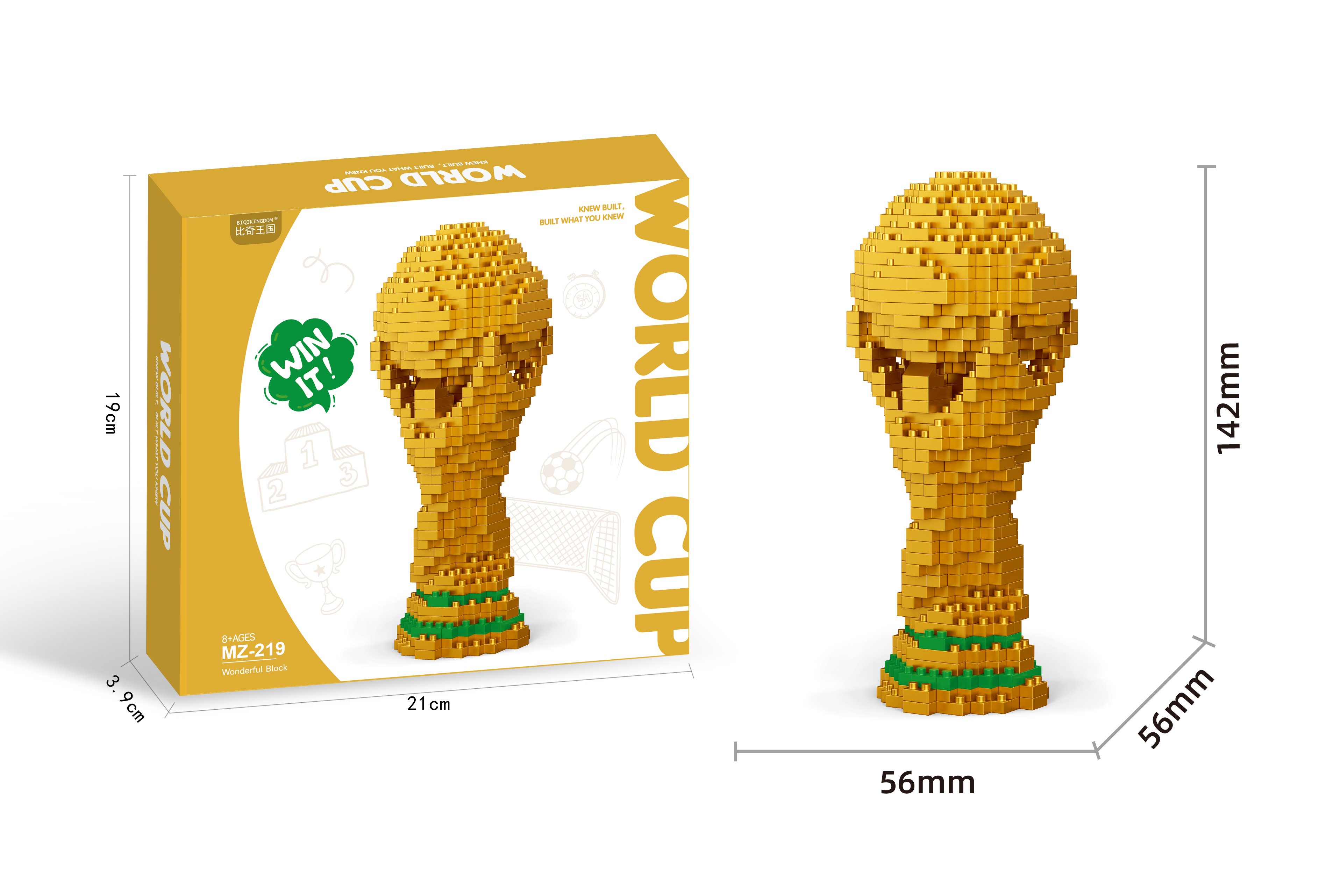 Конструктор Hercules Cup Building Blocks, 36 шт/кор