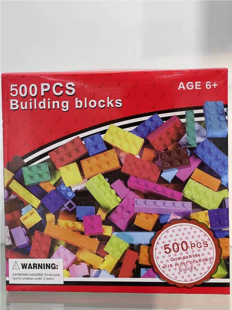 Мелкий блочный конструктор 500 деталей, совместимый с Lego