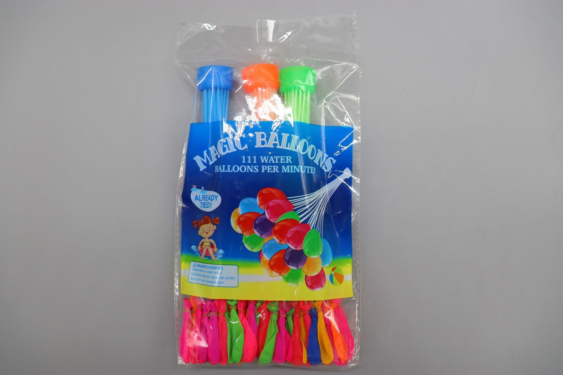 Водяные бомбочки Magic Water Balloon 111 шт, 3 пучка