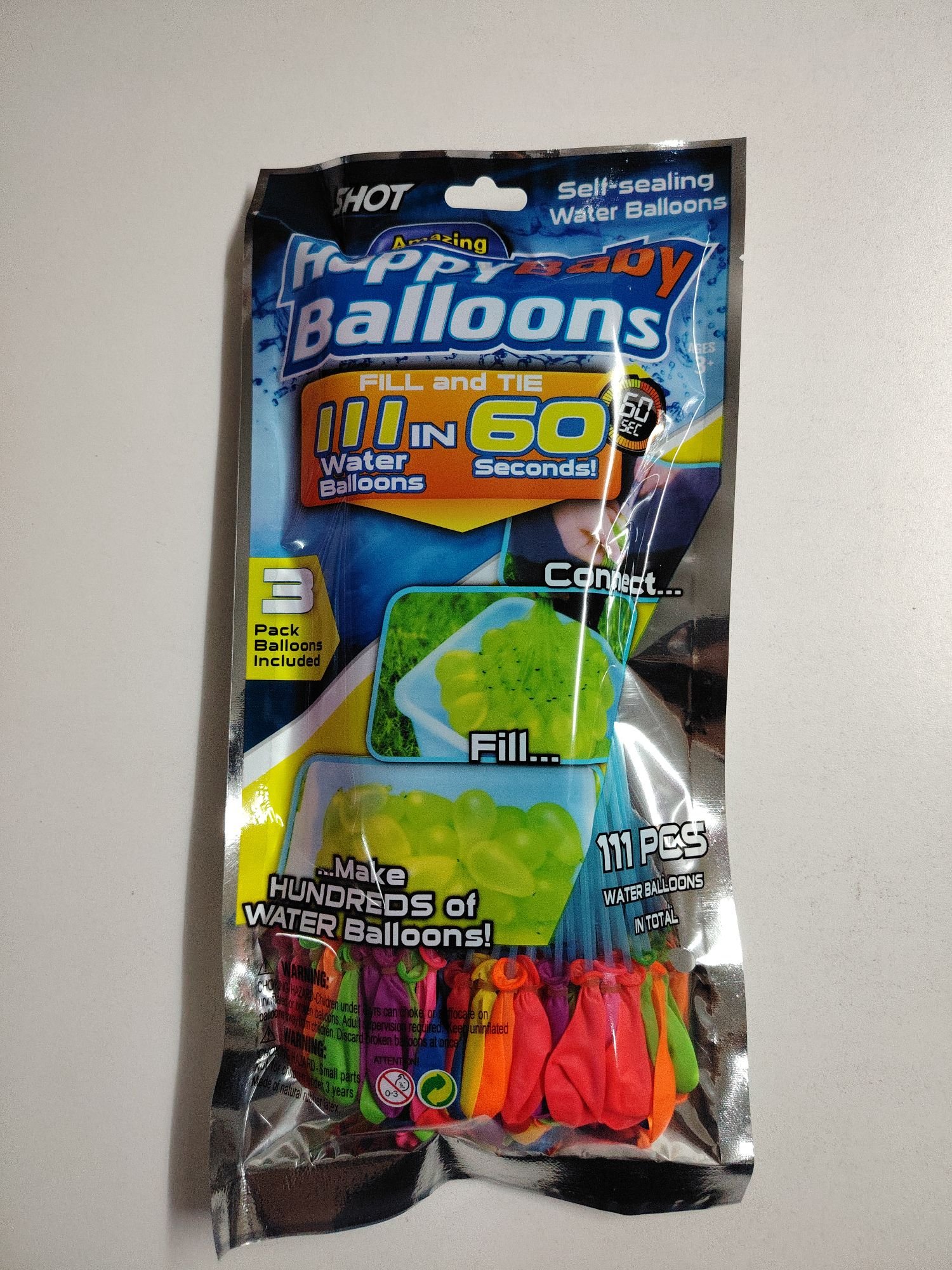 Водяные бомбочки Magic Water Balloon 111 шт.