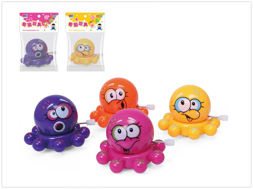 Заводной осьминог - забавные игрушки для детей