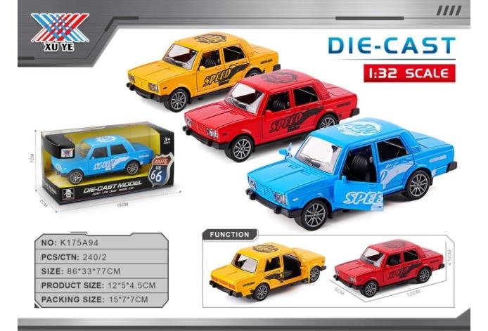 Металлическая модель Lada 1:32 с открывающимися дверями