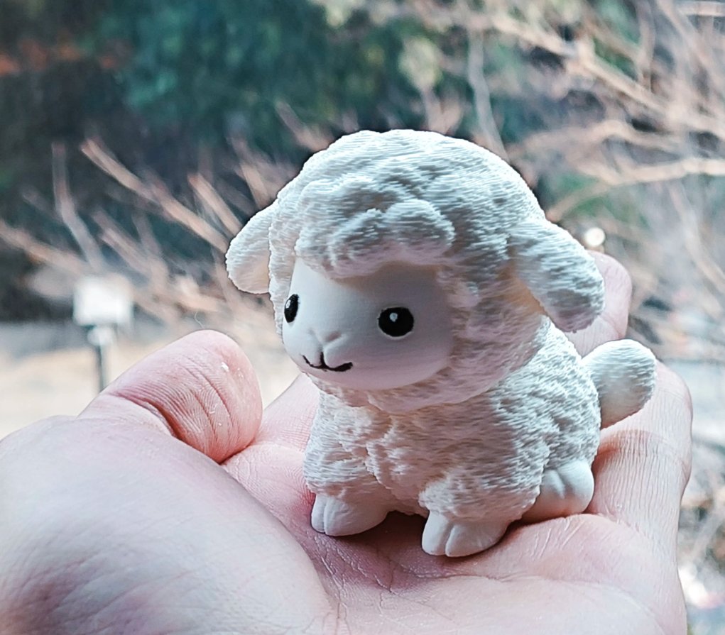 Мягкая игрушка Q version lamb-fluffy surface