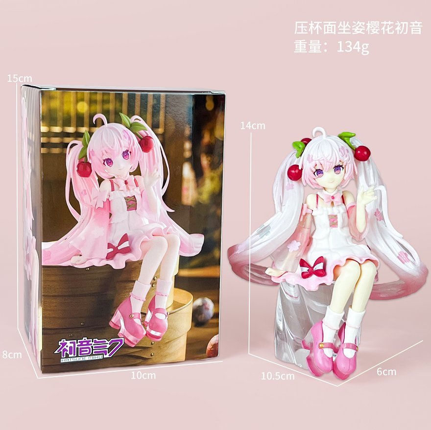 Фигурка Hatsune Miku с лапшой, серия Sakura