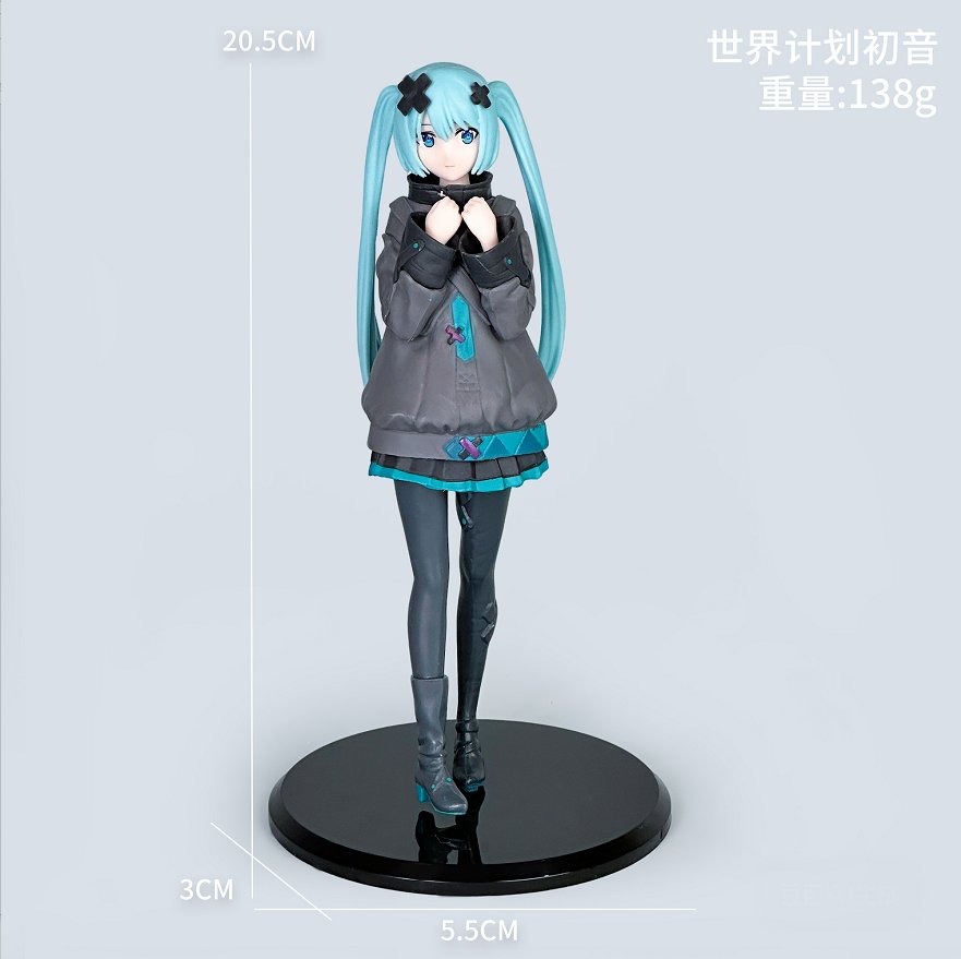 Фигурка Hatsune Miku World Plan, аниме, 10 см