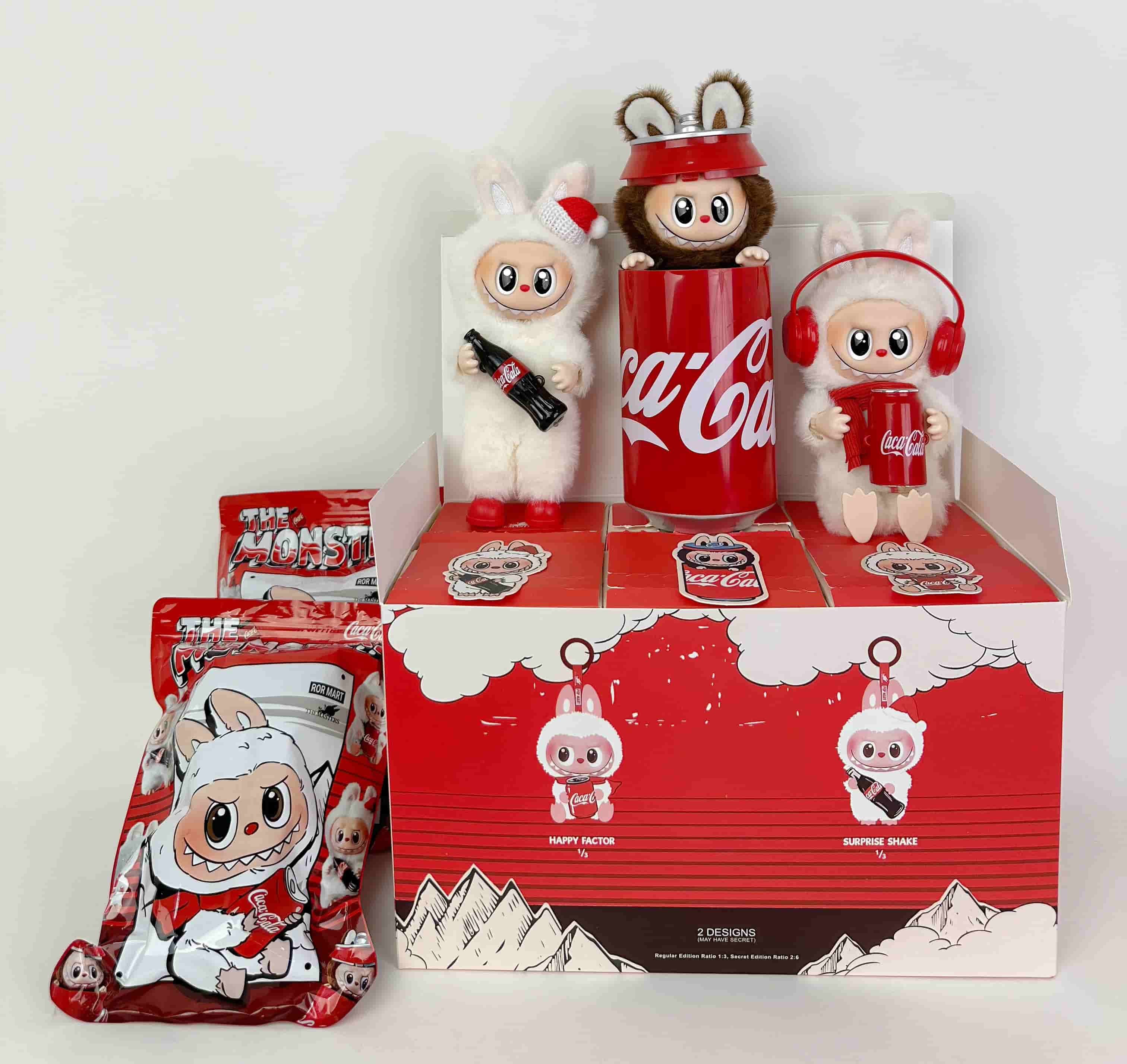 Мягкая игрушка LaBooBoo Coca-Cola, 23 см, 6 шт.