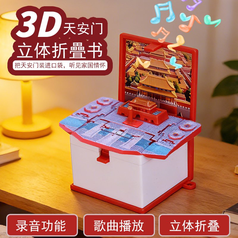 3D Мини Мир Музыкальная Шкатулка с Записью 30 секунд