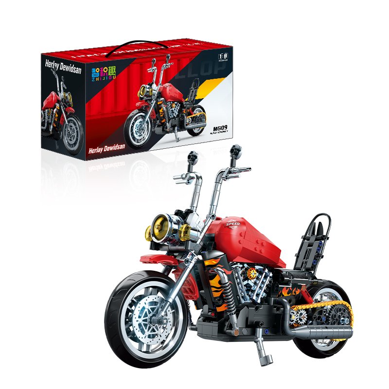 Конструктор Bugatti Motorcycle 1/8, мотоцикл