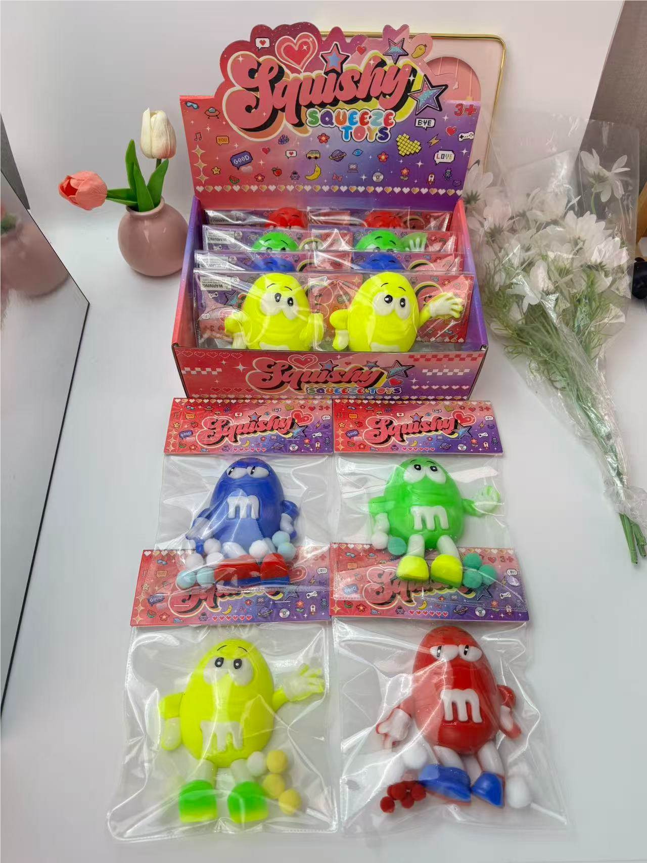 Антистресс игрушка M&M's, медленное восстановление, оптом