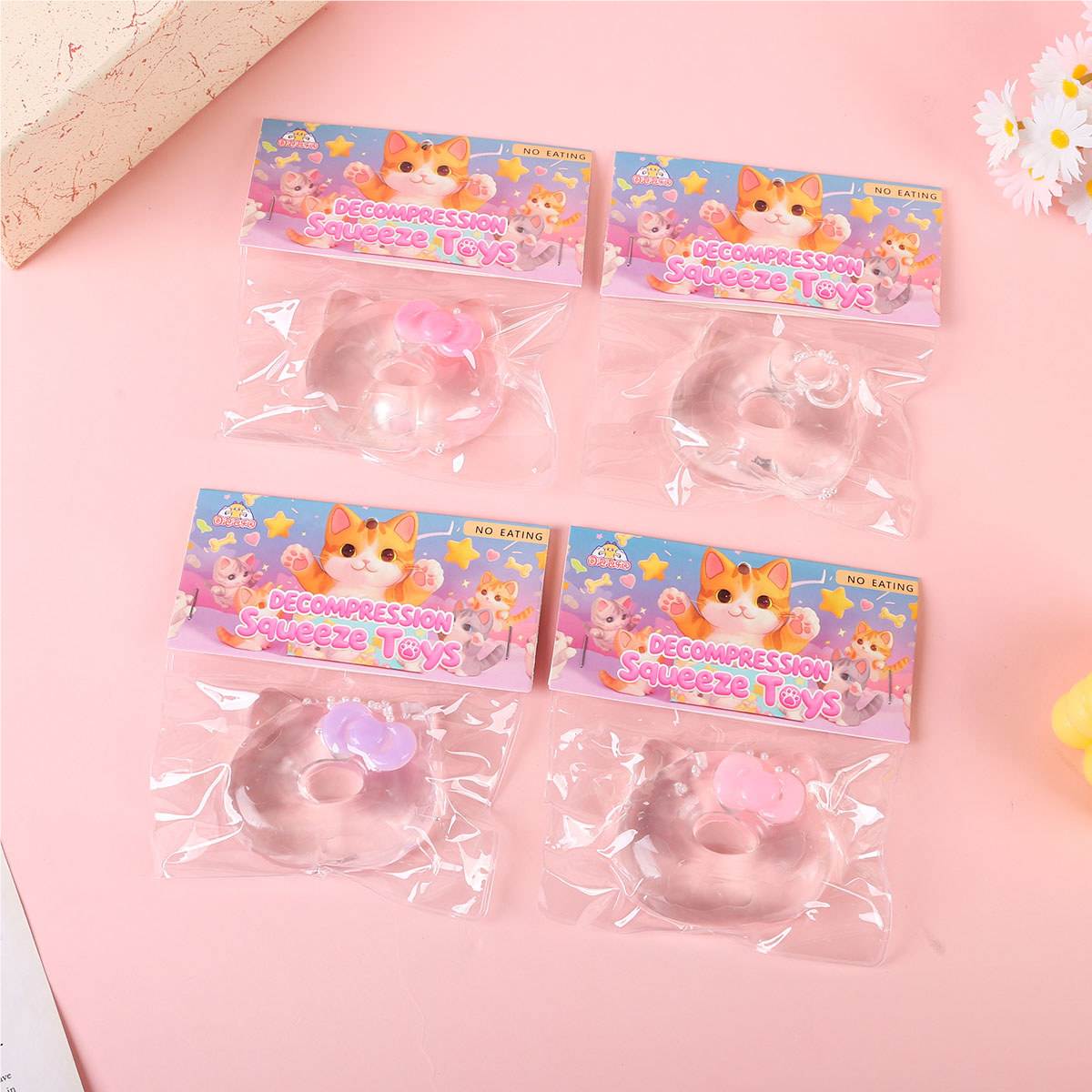 Игрушка-антистресс KT Donut: пончик-сквиши, оптом