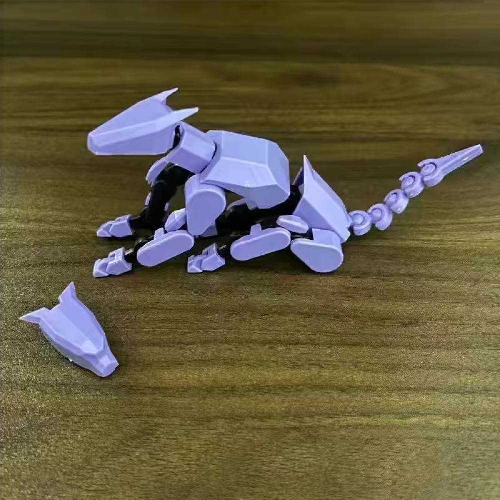 Шарнирная 3D-печатная собака, сборная игрушка