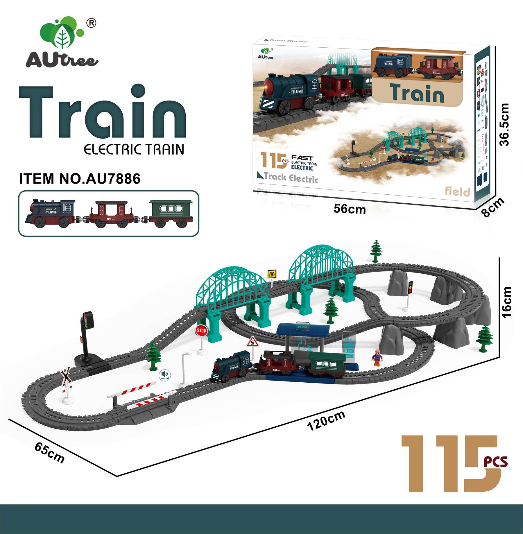 Игровой трек 115 деталей