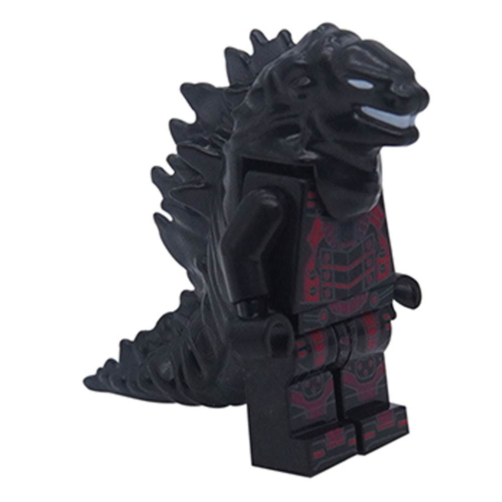 Фигурка Годзиллы из строительных блоков, совместимая с LEGO