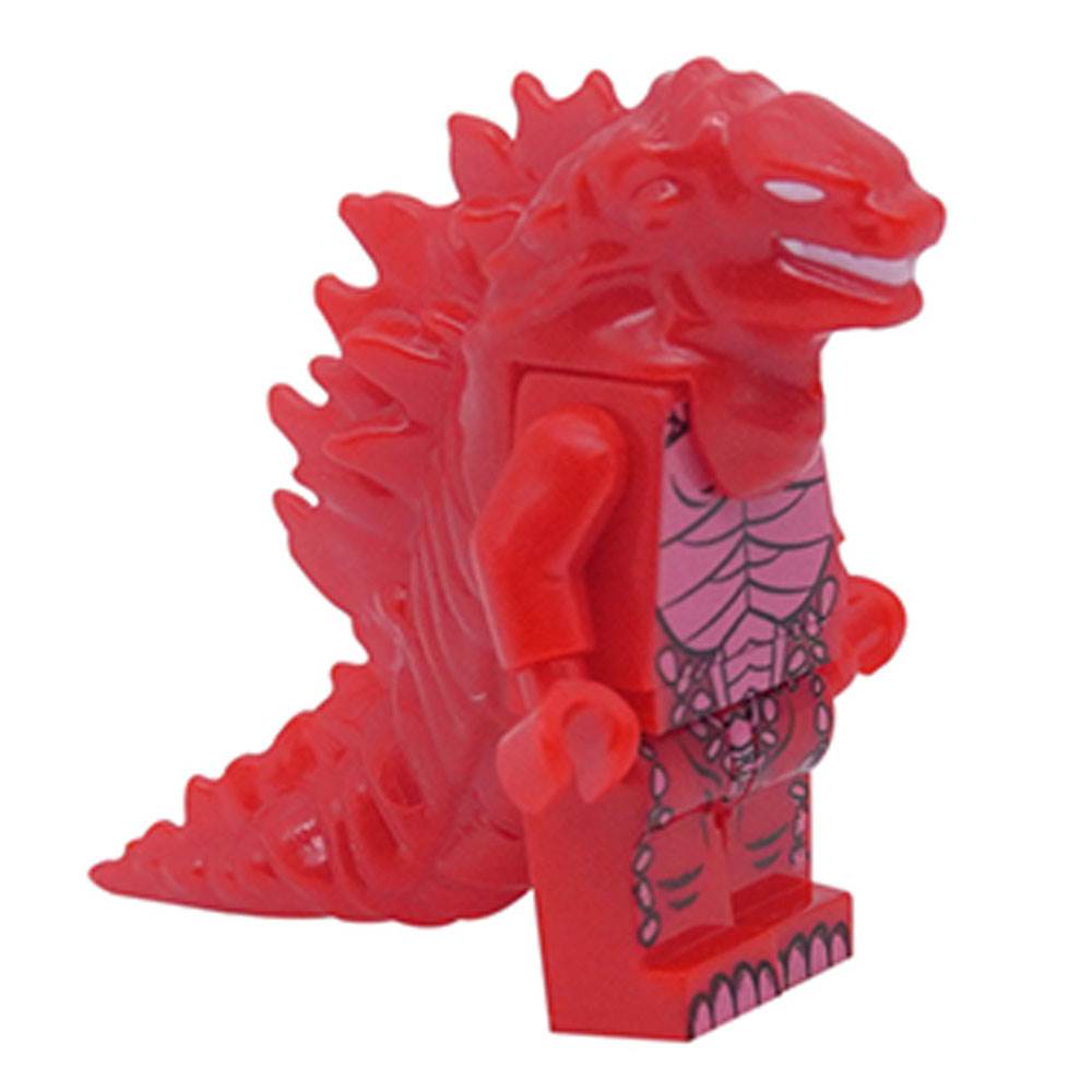Фигурка Годзиллы из строительных блоков, совместимая с Lego