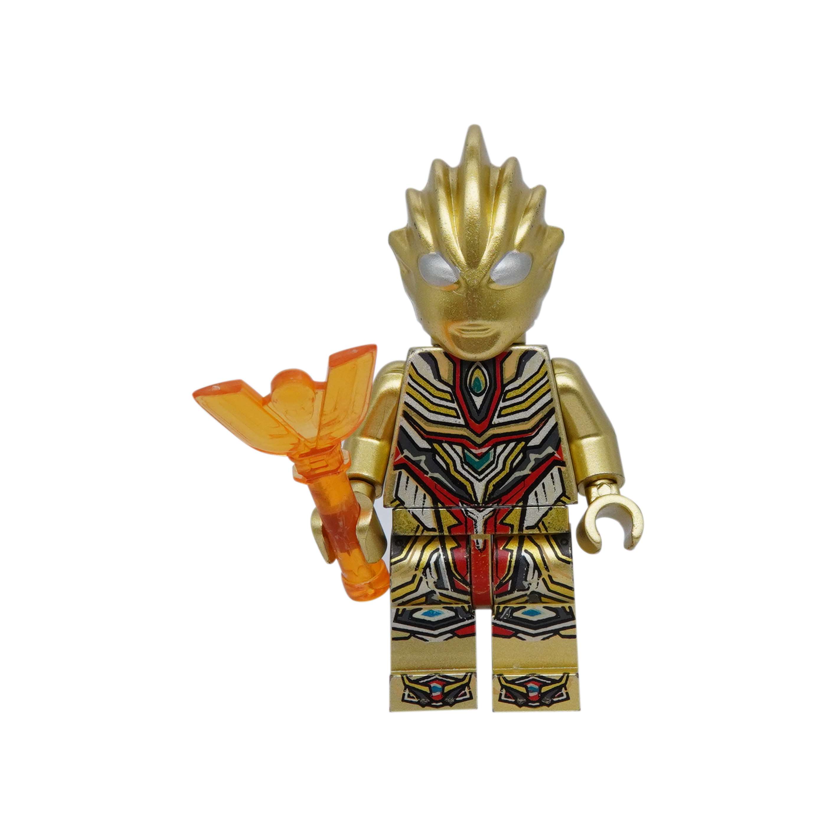 Золотой Ультрамен: фигурка-конструктор, совместима с LEGO
