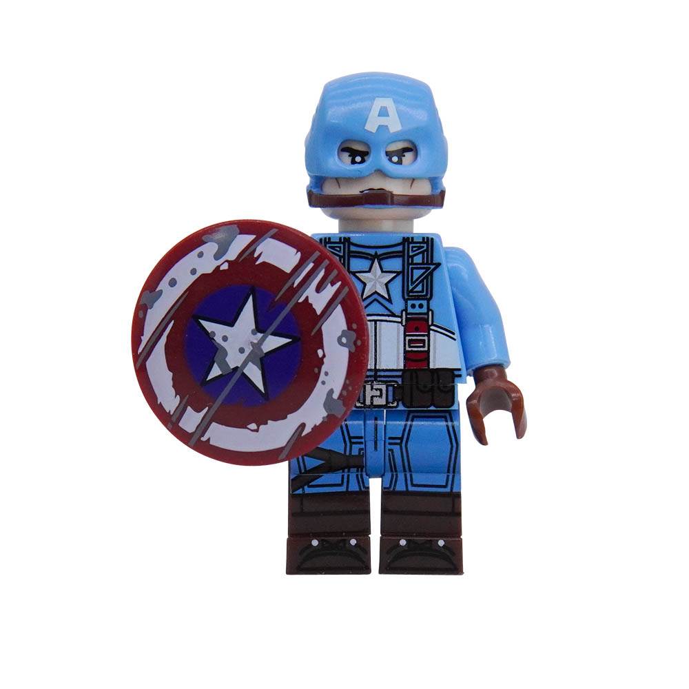 Минифигурка Капитан Америка, совместимая с LEGO