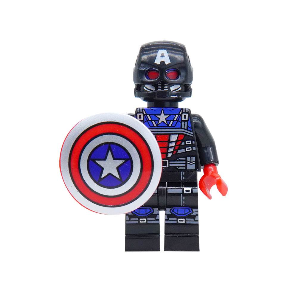 Минифигурка Капитан Америка, совместимая с LEGO