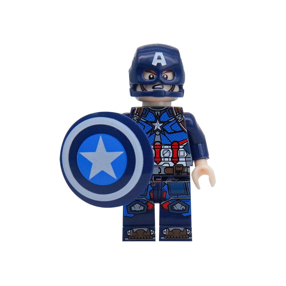 Минифигурка Капитан Америка, совместимая с LEGO