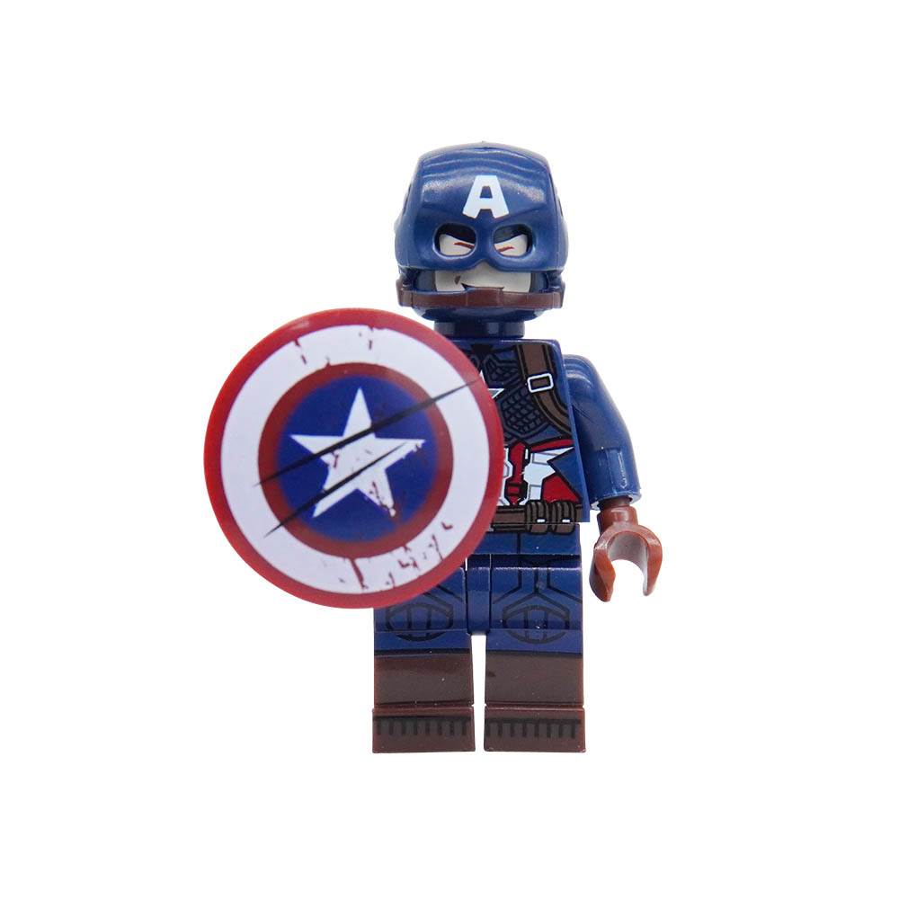 Минифигурка Капитан Америка, совместимая с LEGO