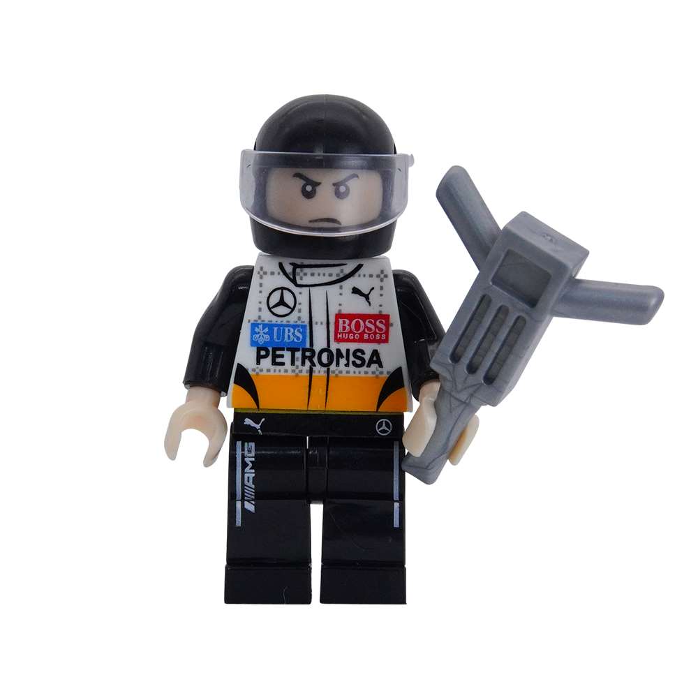 Минифигурки гоночных строительных блоков, совместимые с LEGO