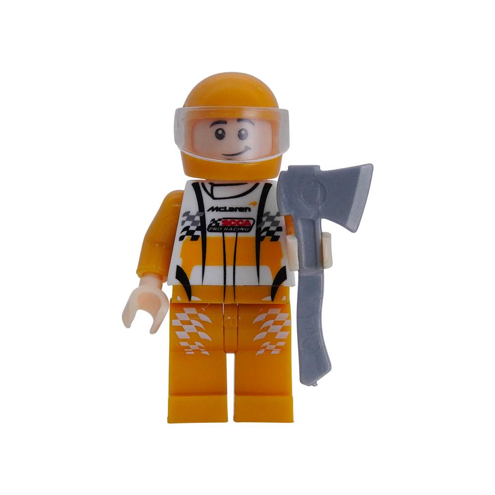 Минифигурки гоночных человечков, совместимые с LEGO