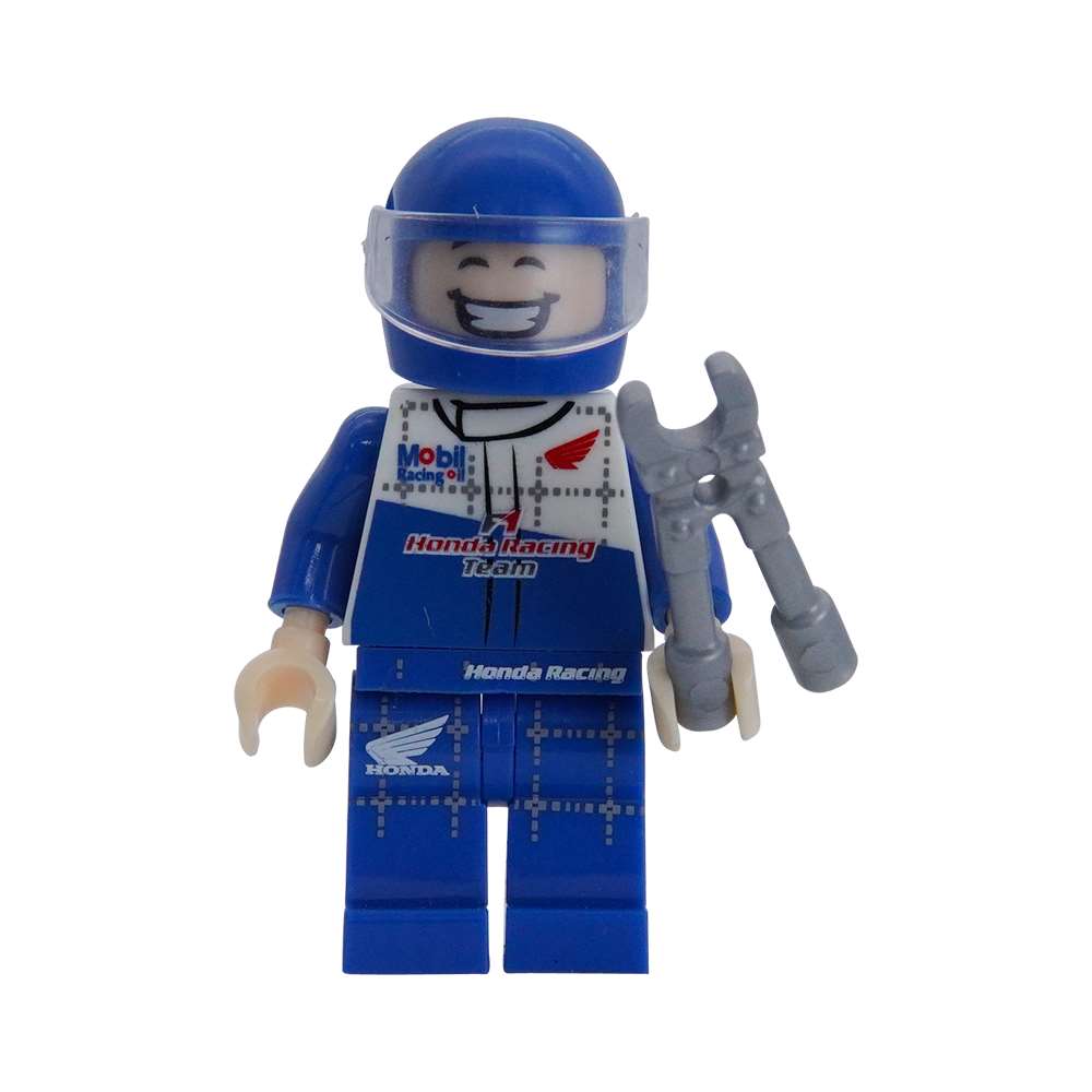 Минифигурки гоночных строительных блоков, совместимые с LEGO