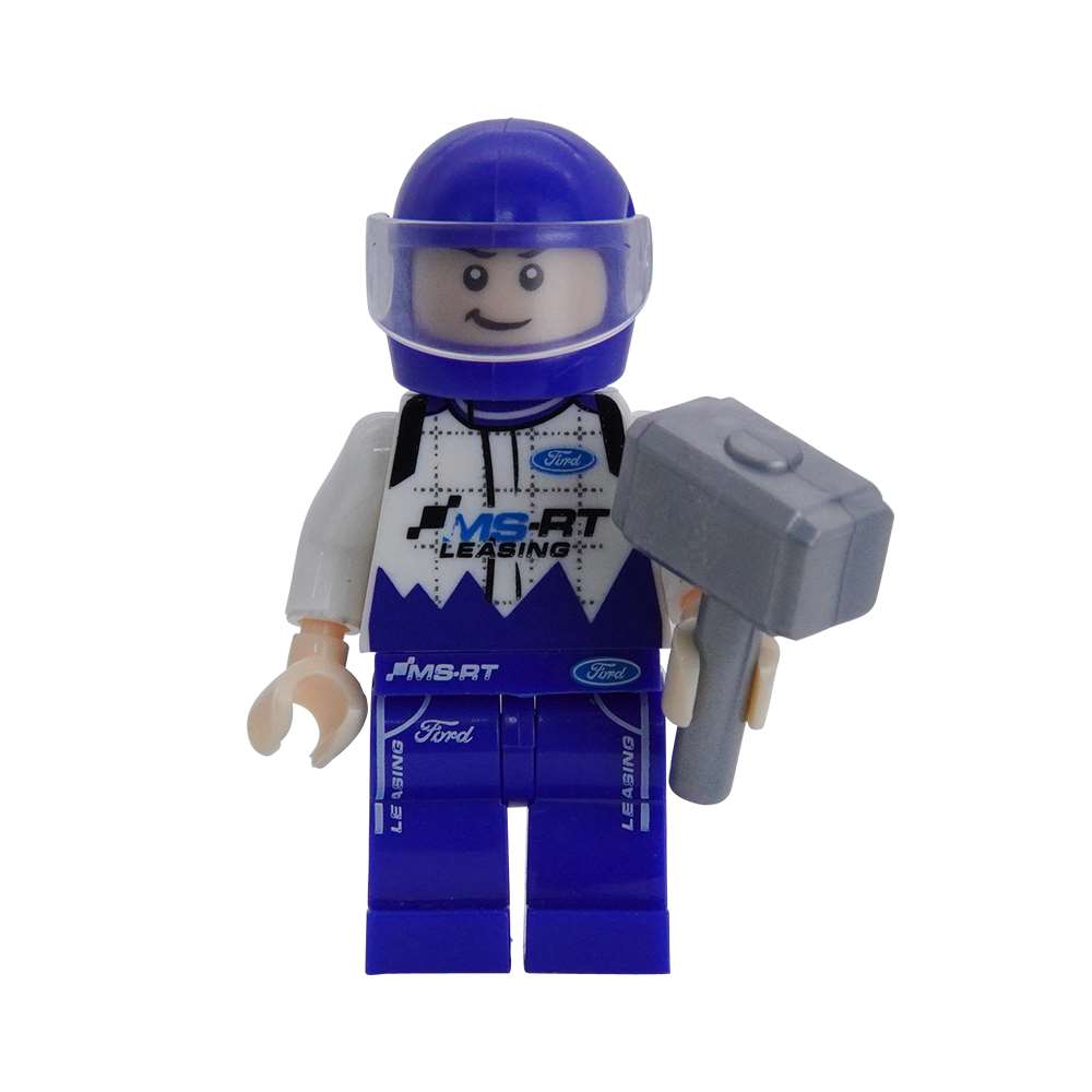Минифигурки гоночных строительных блоков, совместимые с LEGO