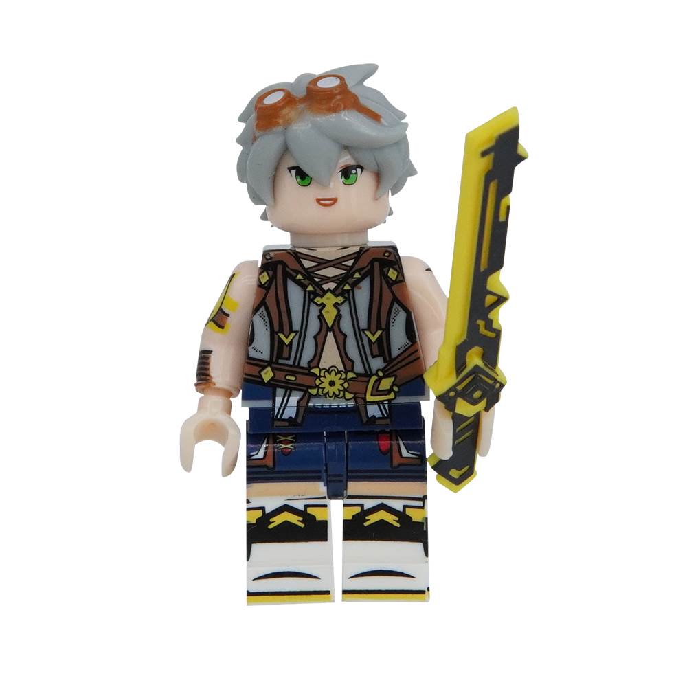 Мини-фигурки персонажей Genshin Impact, совместимые с LEGO