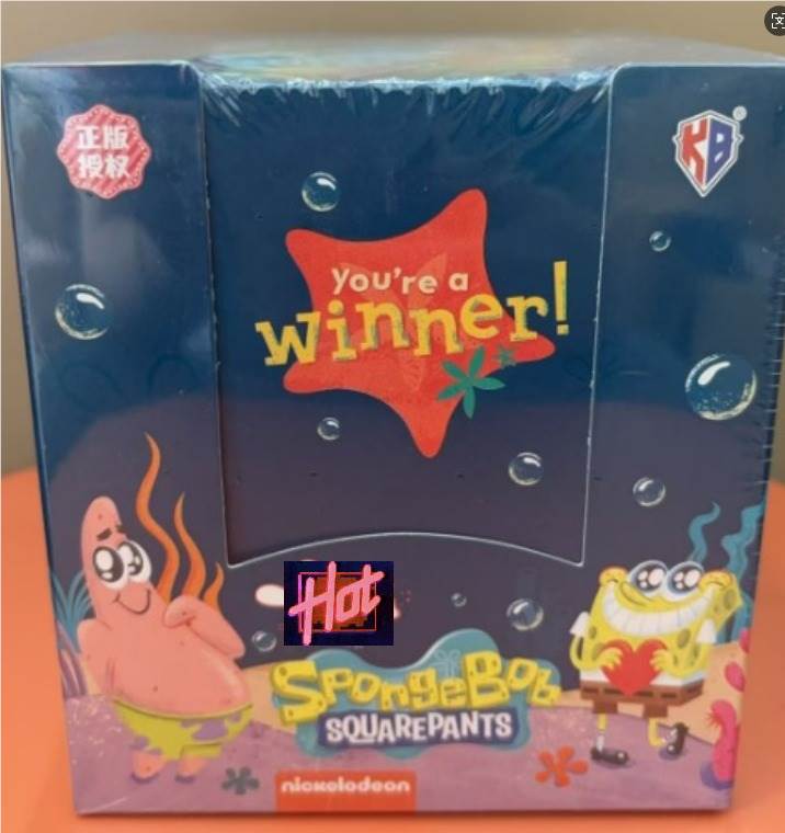 Настольная игра Spongebob, 20 шт. в дисплей-боксе