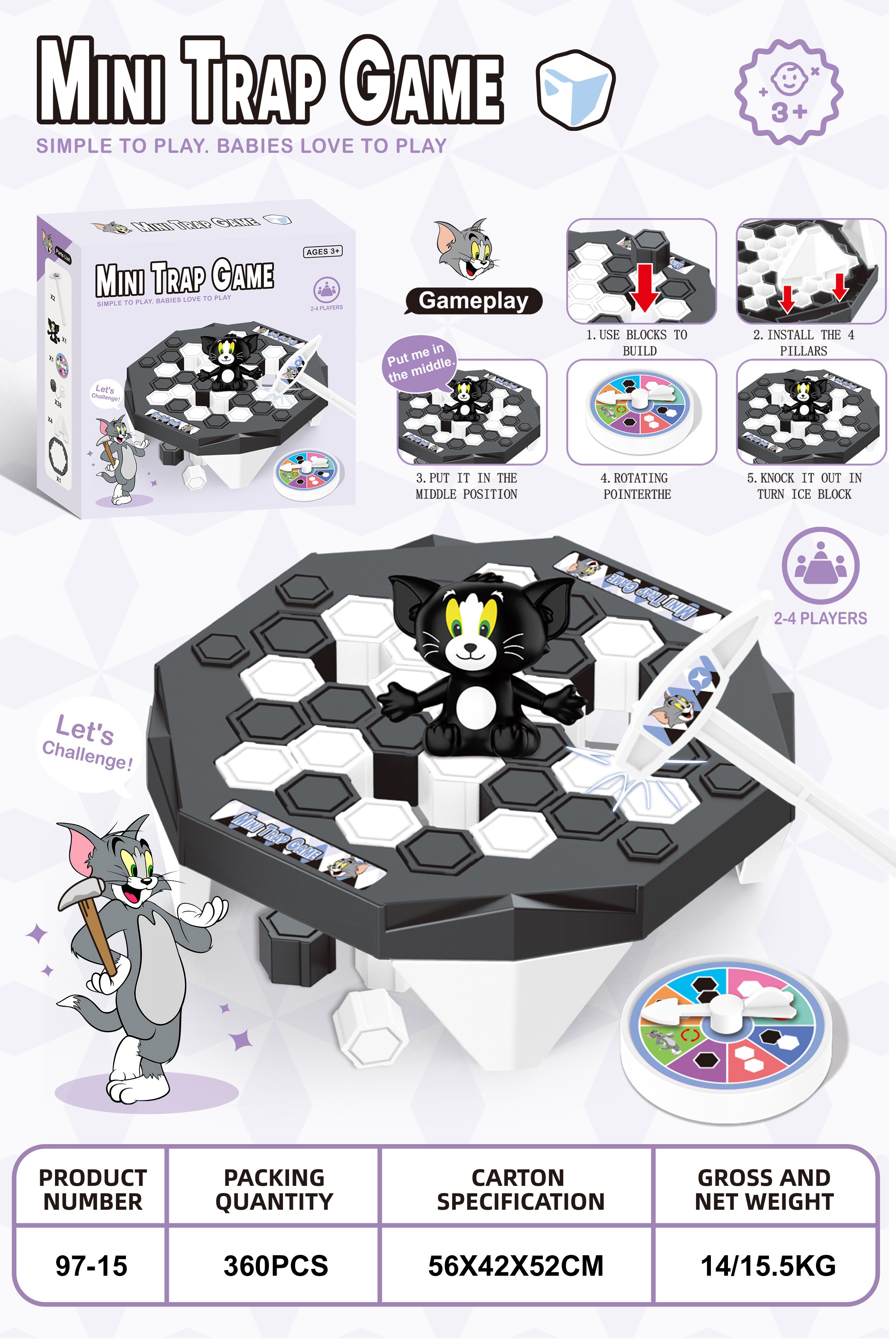 Мини игра "Том Кот": Разбей лед