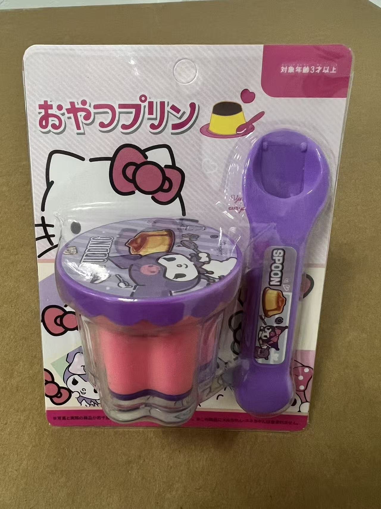 Игровой набор Sanrio Pudding/Kuromi, посуда, блистер