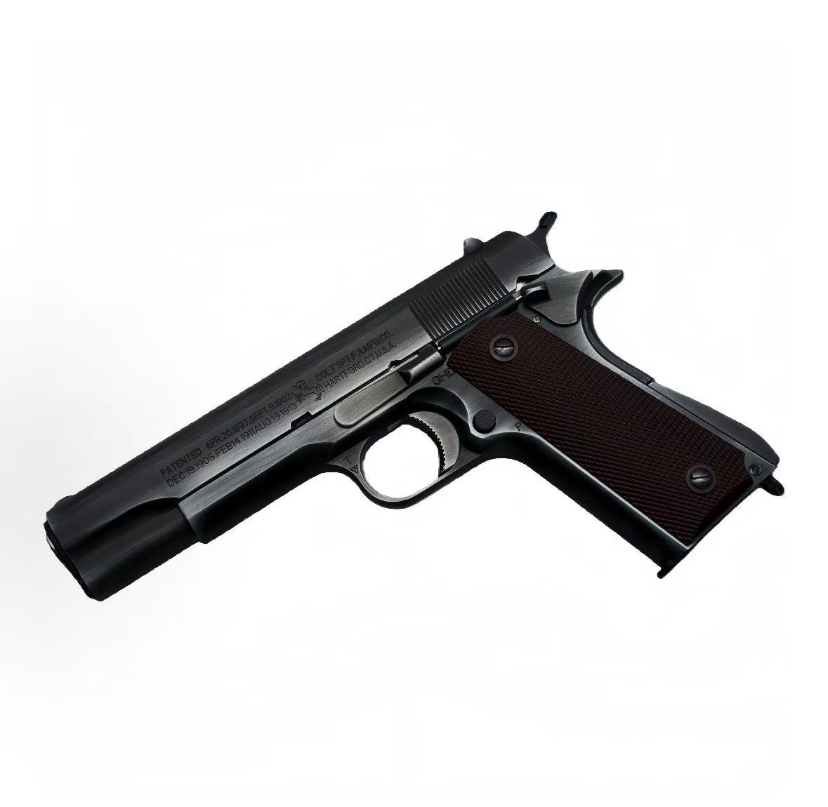 Игрушечный пистолет AQK1911 под старину, стреляет гидрогелем