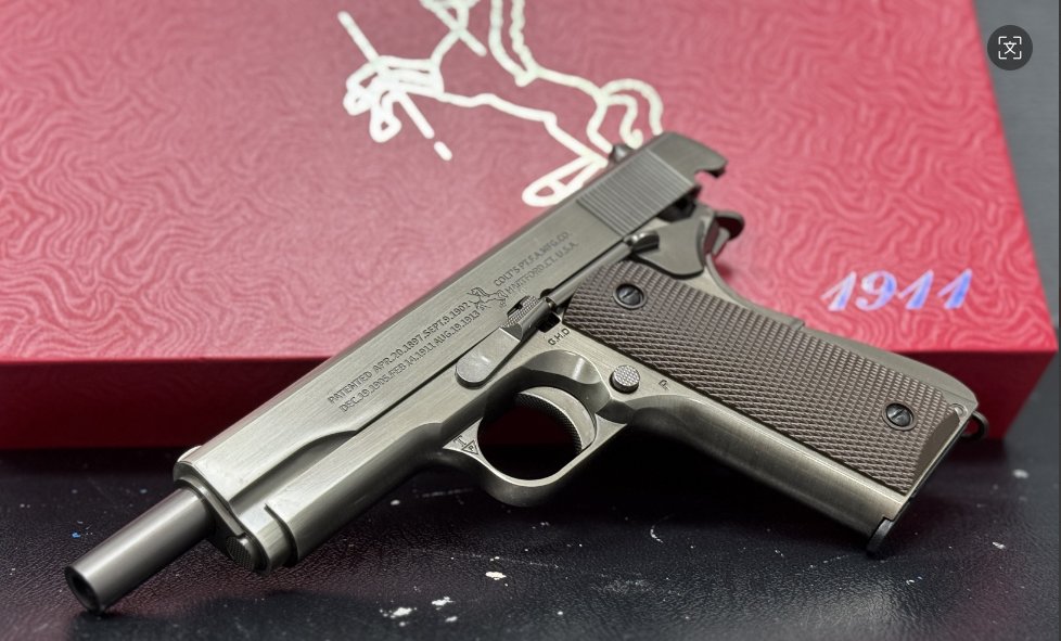 Игрушечный пистолет Kimber 1911, сплав, стреляет гидрогелем