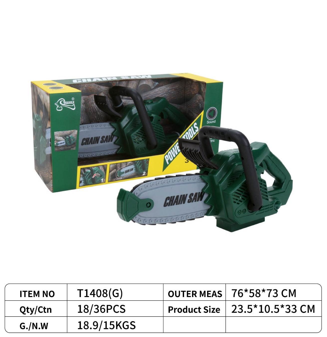 Набор детских инструментов Green Simulation Power Tools